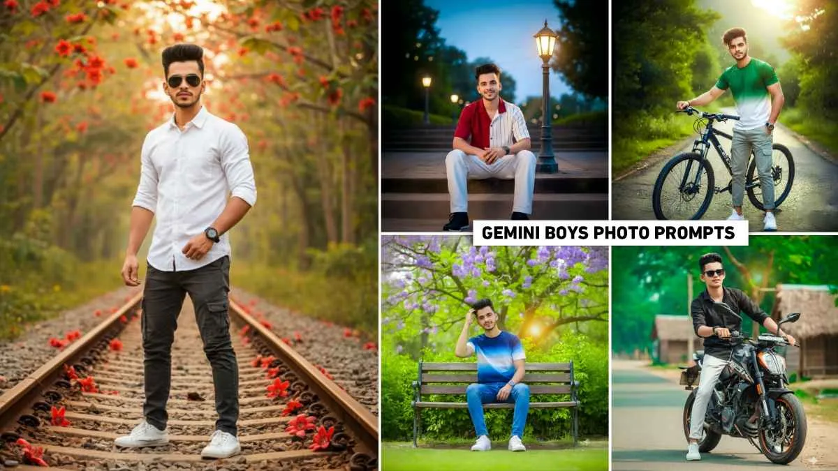 Trending Google Gemini Boy’s Ai Photo Editing Prompts – 100% Real Face